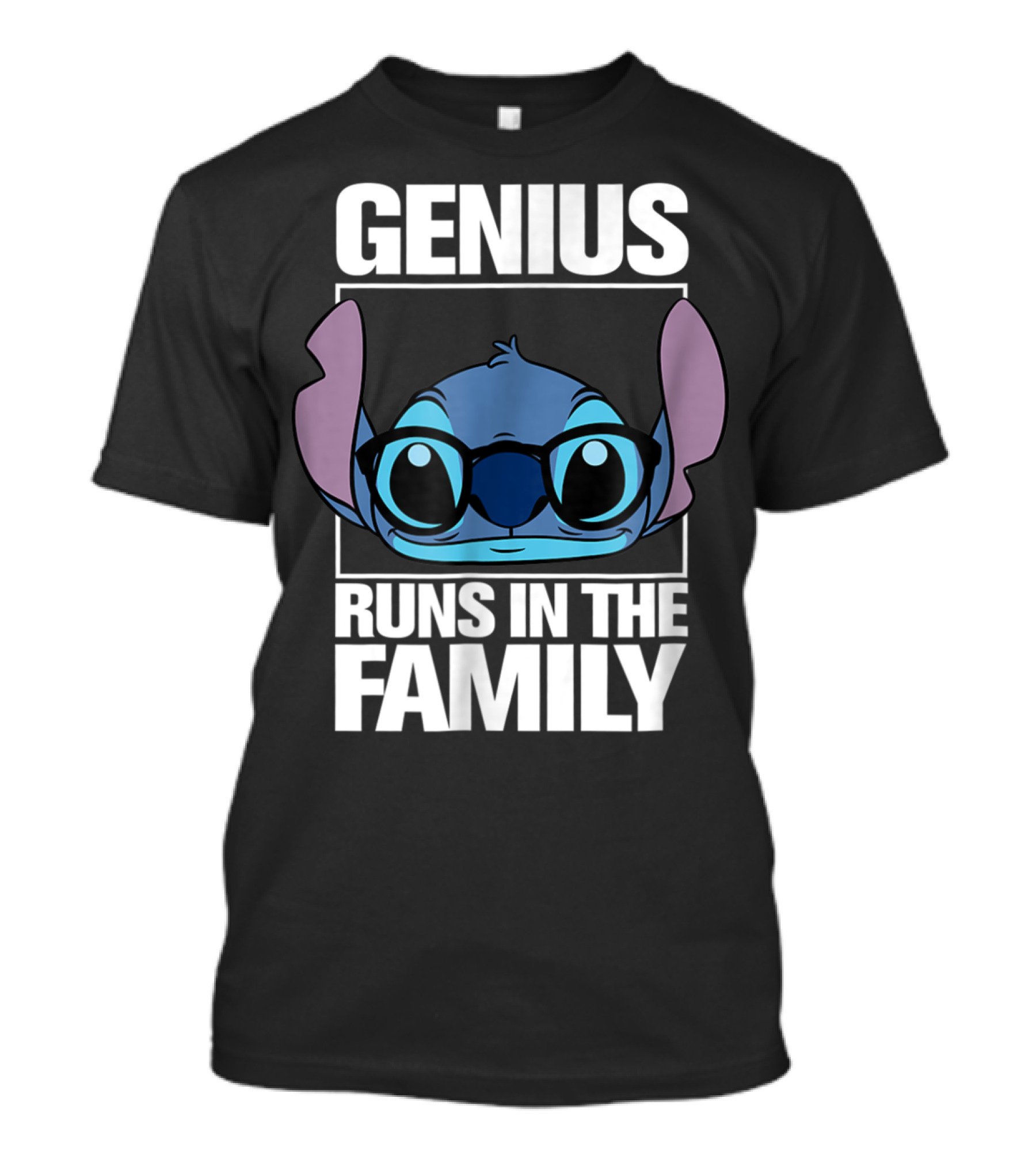 Disney Lilo And Stitch Genius Runs In The Family T-Shirt