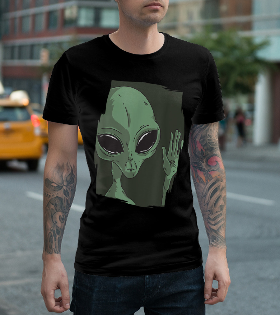ALIEN GREETING WAVE T-Shirt