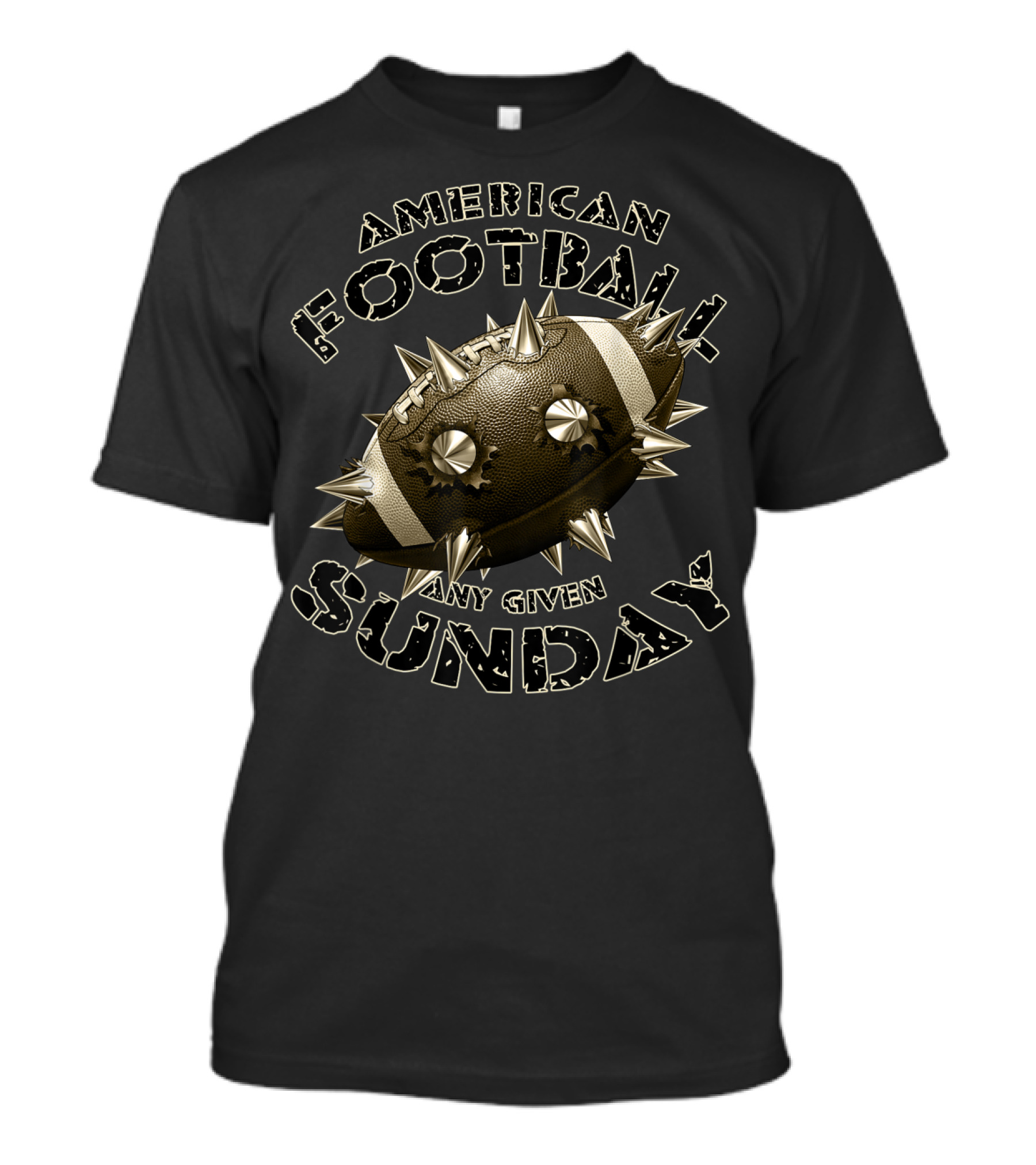 American Football Any Given Sunday Spike Ball T-Shirt