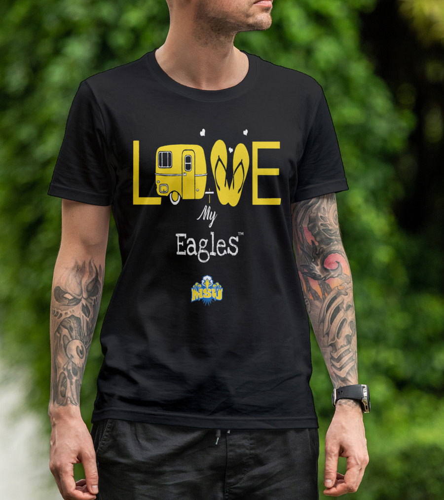 LOVE MY EAGLES MOREHEAD STATE UNIVERSITY GAMEDAY T-Shirt