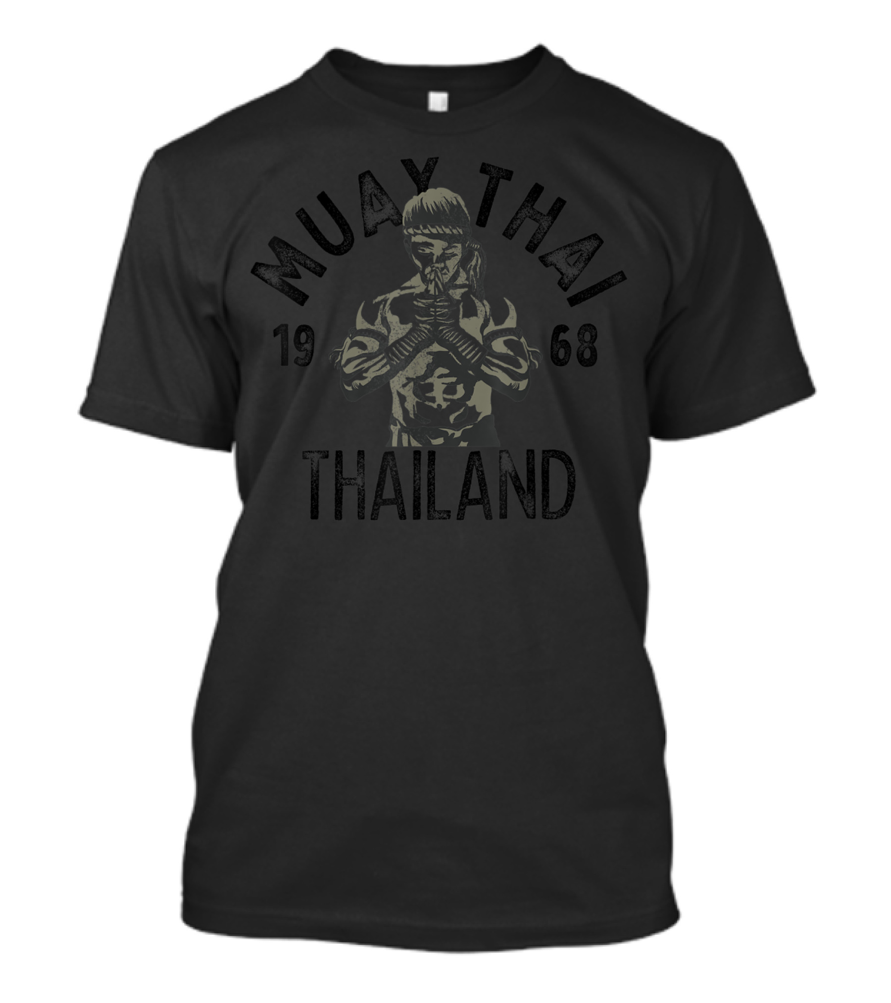 MUAY THAI THAILAND 1968 VINTAGE FIGHTER T-Shirt