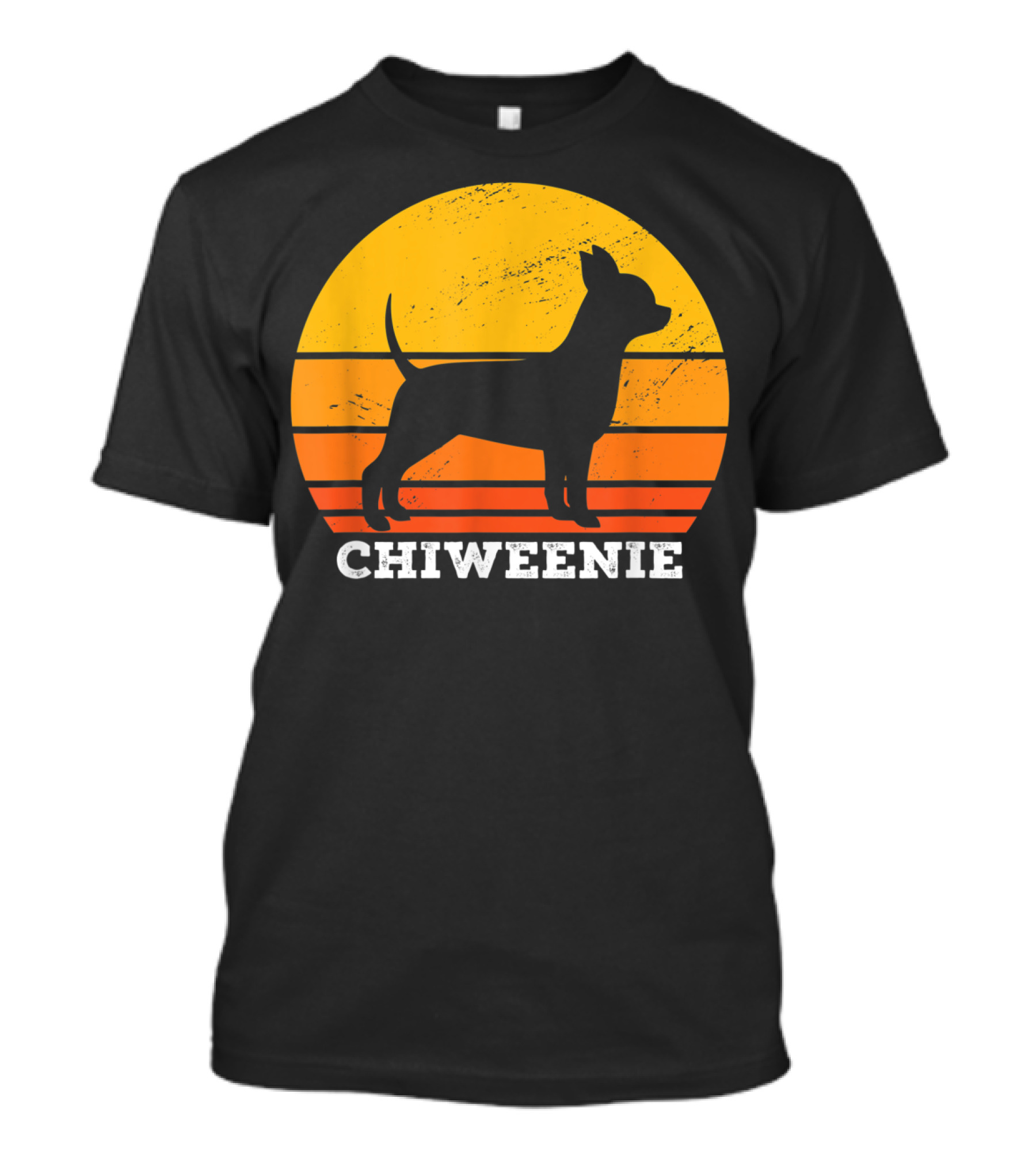 CHIWEENIE DOG SUNSET VINTAGE T-Shirt