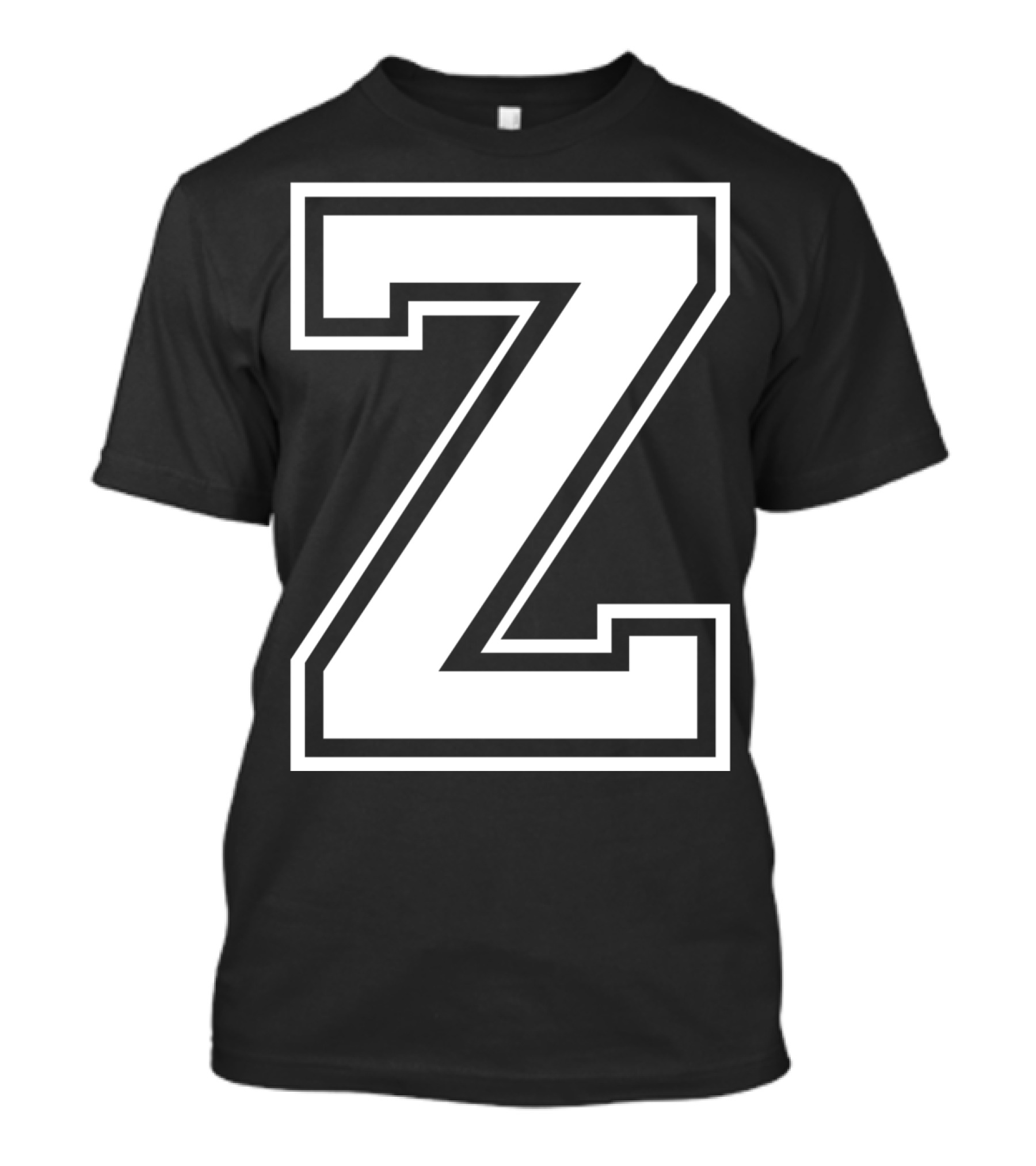 LETTER Z CAPITAL ALPHABET COLLEGE VARSITY T-Shirt