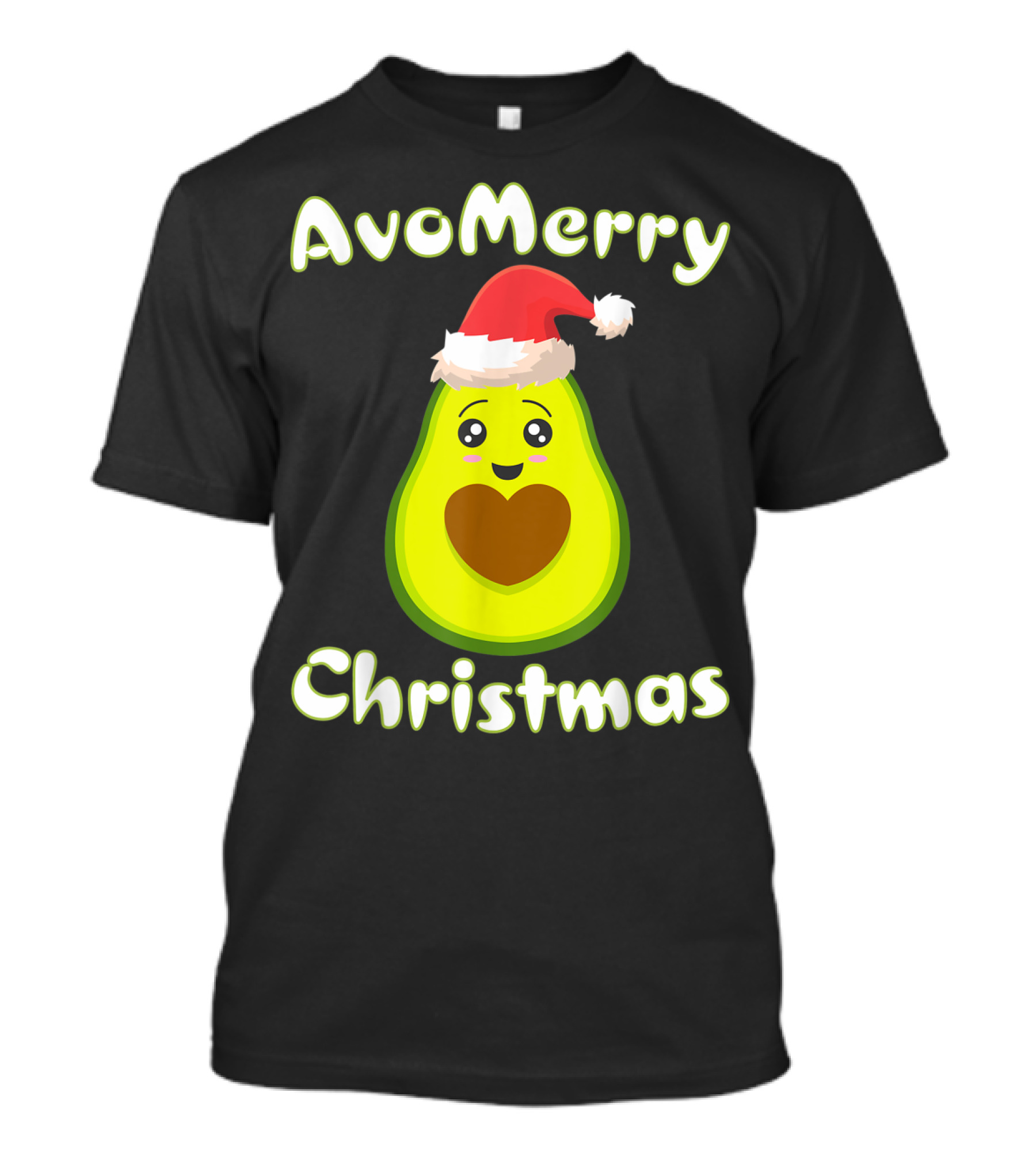Avo Merry Christmas Santa Avocado T-Shirt