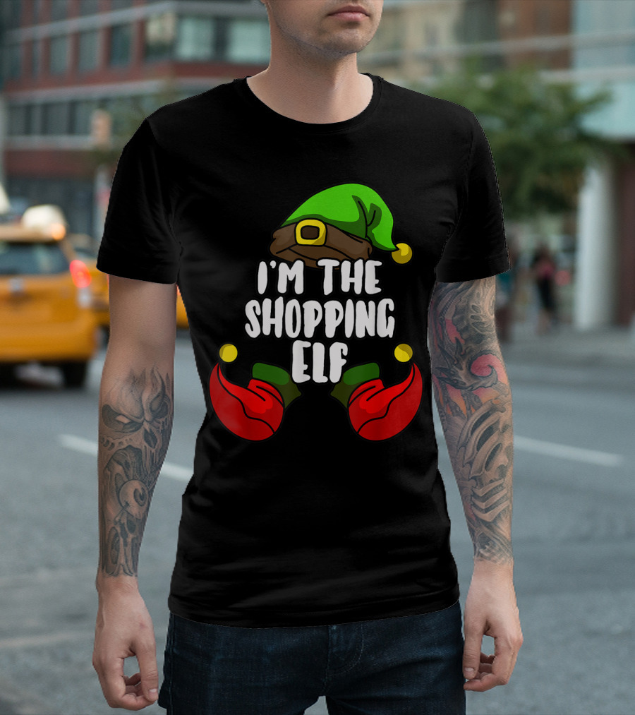 I'M THE SHOPPING ELF MATCHING FAMILY GROUP T-Shirt