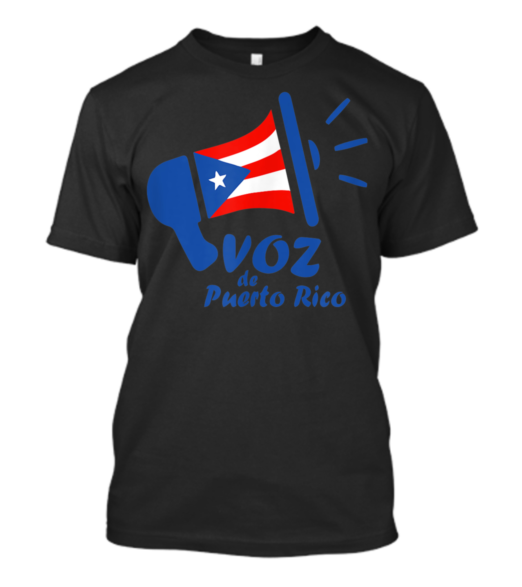 VOZ DE PUERTO RICO ORIGINAL MEGAPHONE FLAG T-Shirt