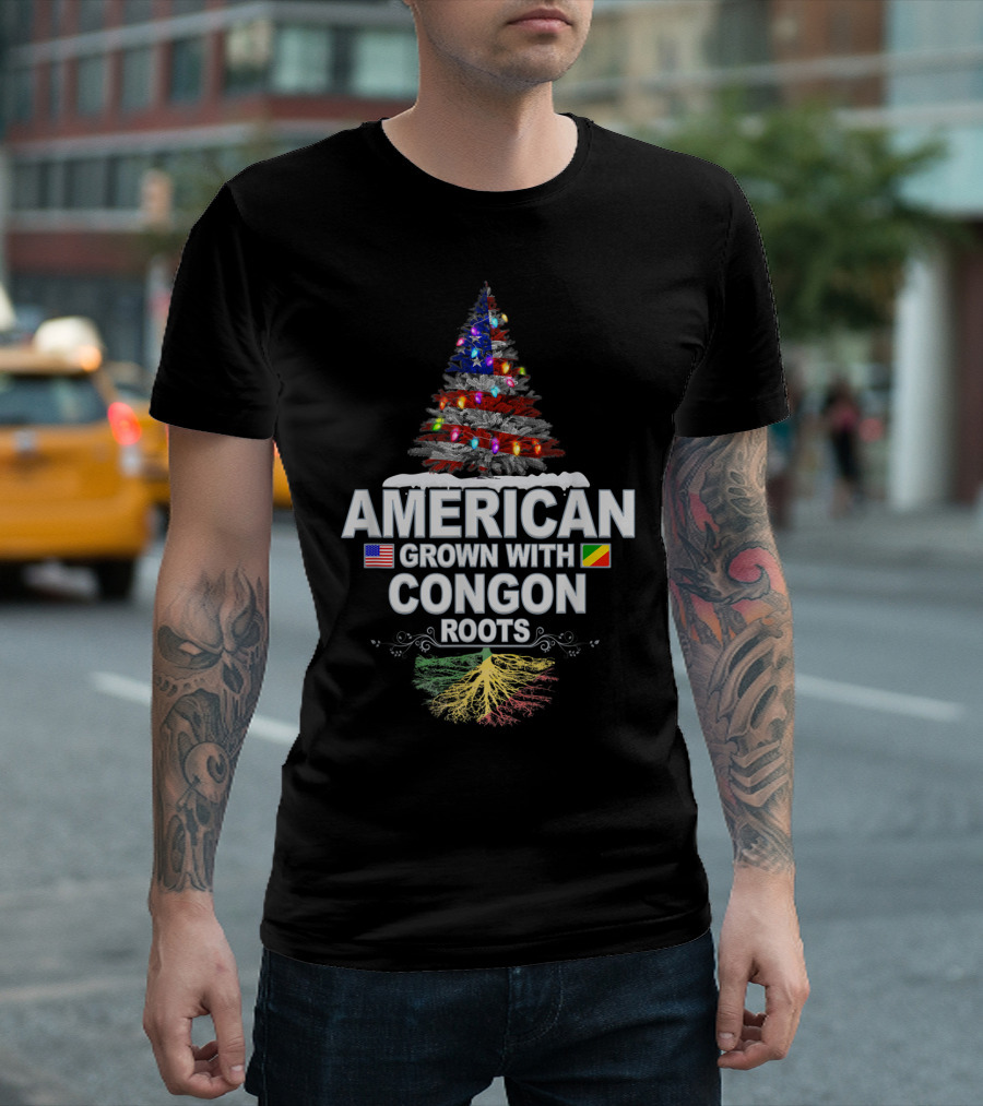 American Christmas Tree Grown With Congon Roots T-Shirt