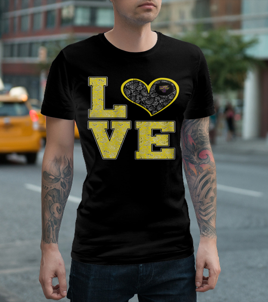 Minnesota State Mavericks Paisley Love MSU T-Shirt
