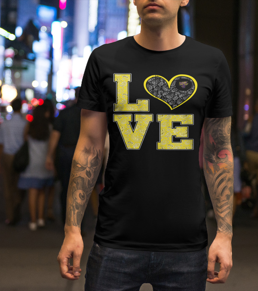 Minnesota State Mavericks Paisley Love MSU T-Shirt