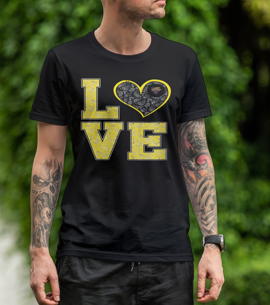 Minnesota State Mavericks Paisley Love MSU T-Shirt