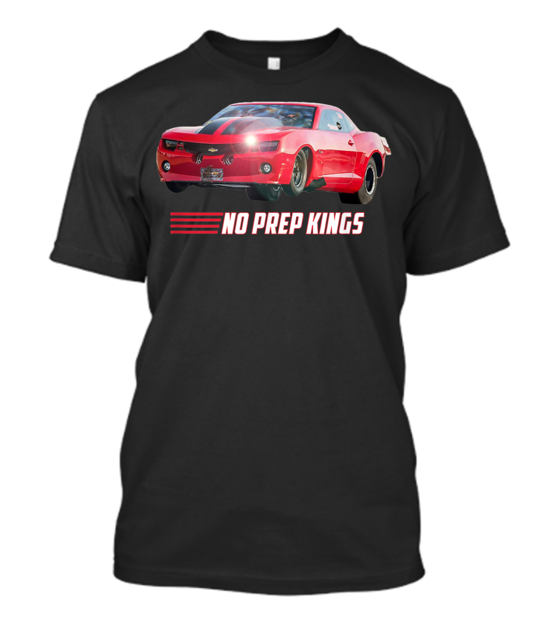 No Prep Kings Red Camaro Racing Car T-Shirt