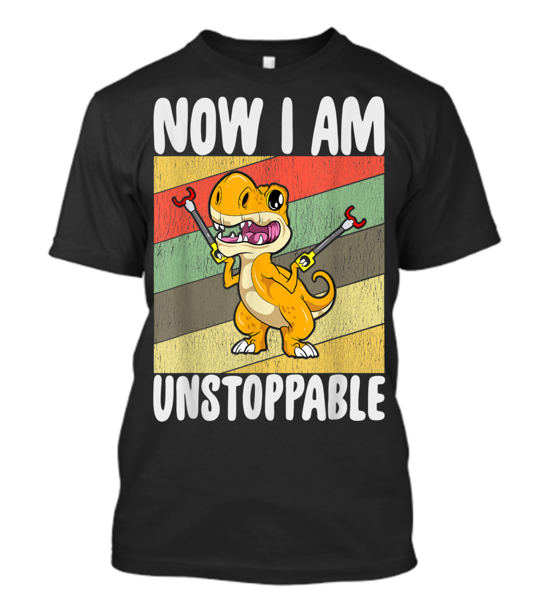 Now I Am Unstoppable Trex Kawaii Dinosaur T-Shirt