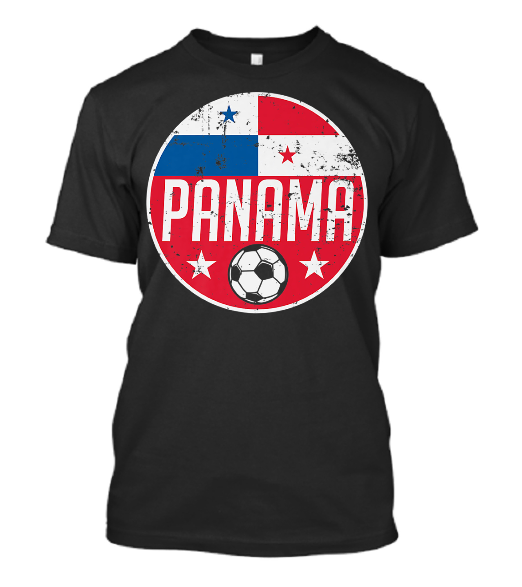 Panama Soccer Football Team Flag Circular T-Shirt