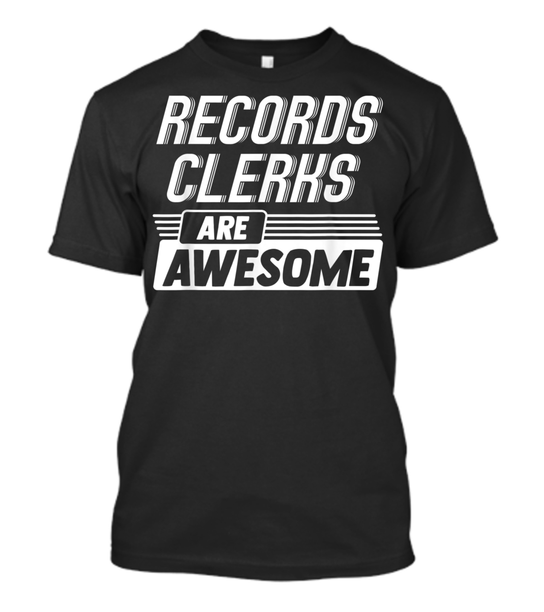 Records Clerks Are Awesome T-Shirt