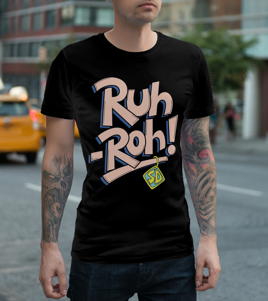 Scoobydoo Ruhroh SD Dog Tag T-Shirt