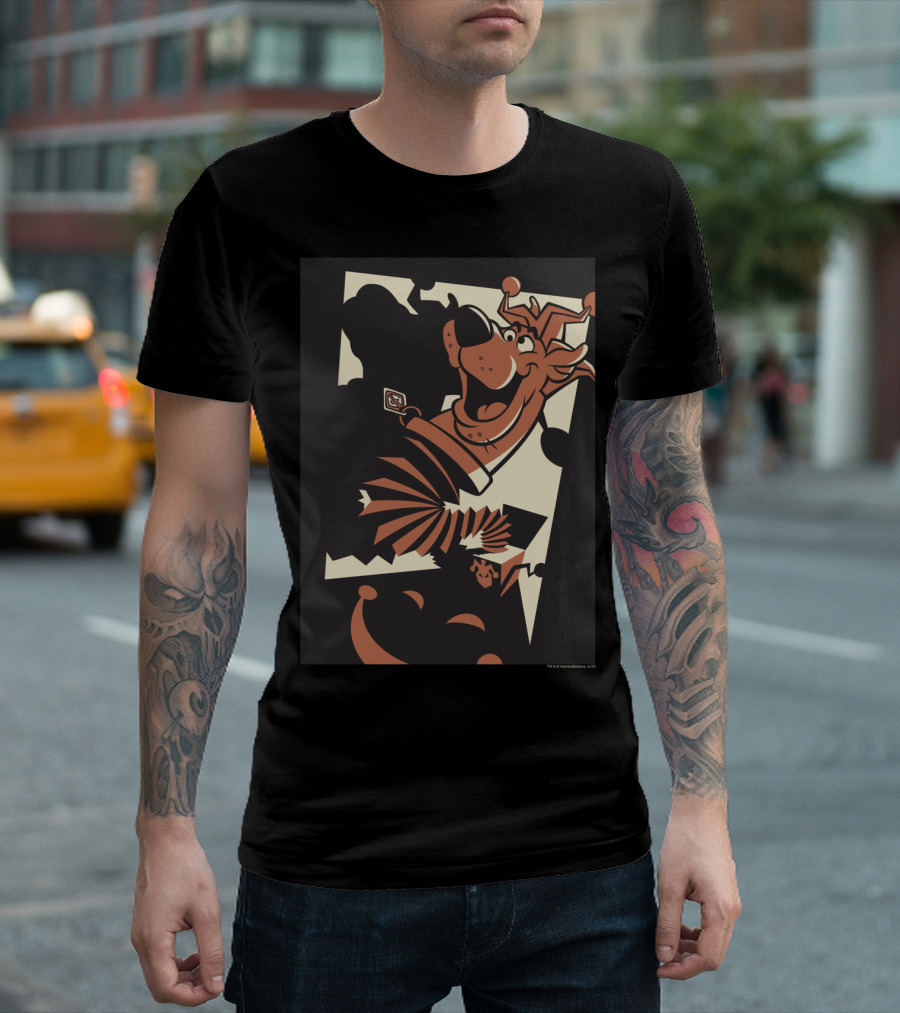 Scooby-Doo Jack-in-the-Box Vintage Style Art Deco T-Shirt