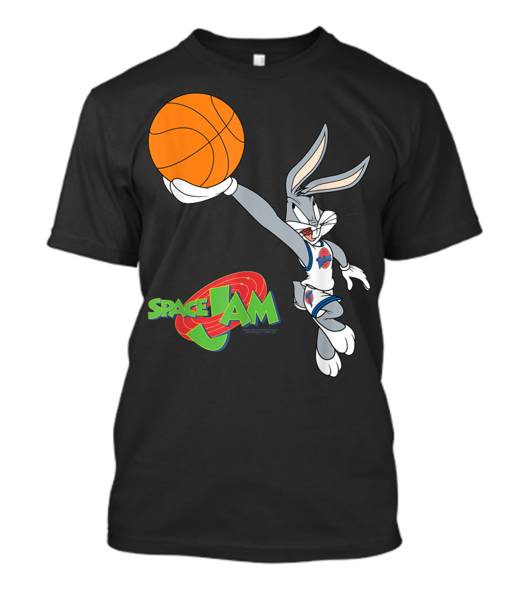 Space Jam Bugs Bunny Basketball Dunk Vintage T-Shirt