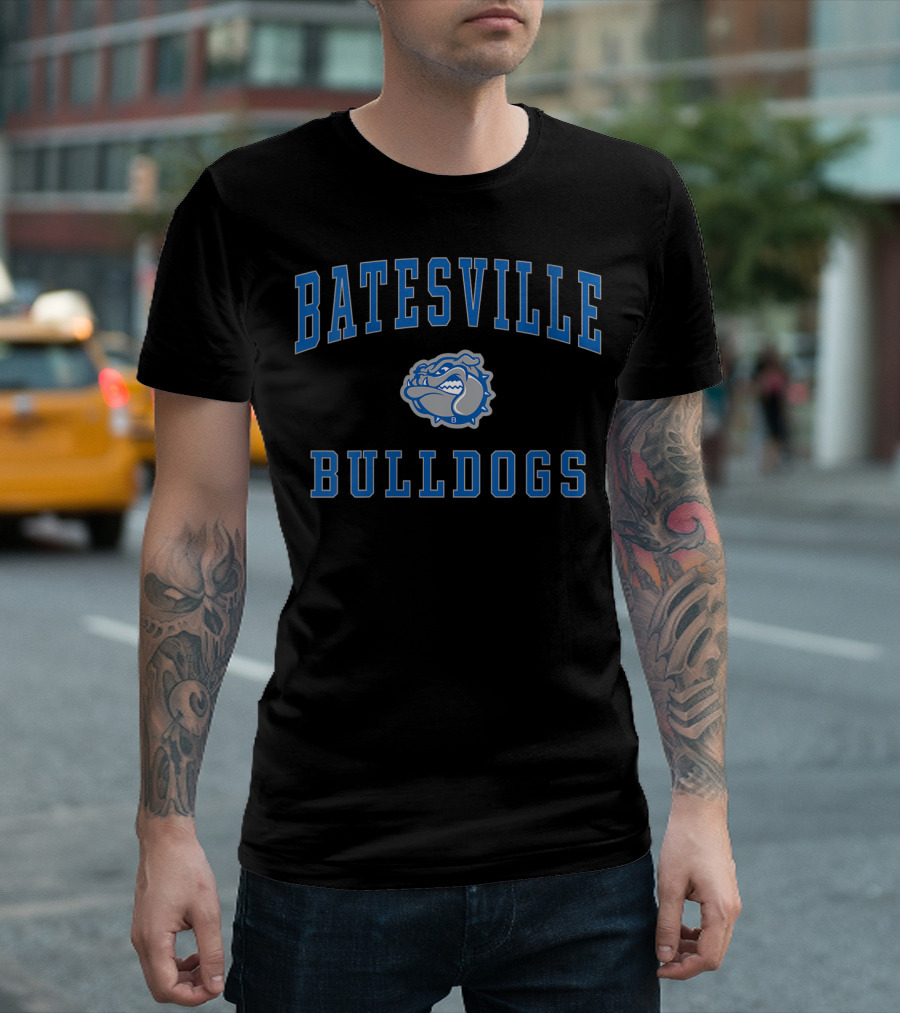 Batesville Bulldogs Mascot Emblem T-Shirt