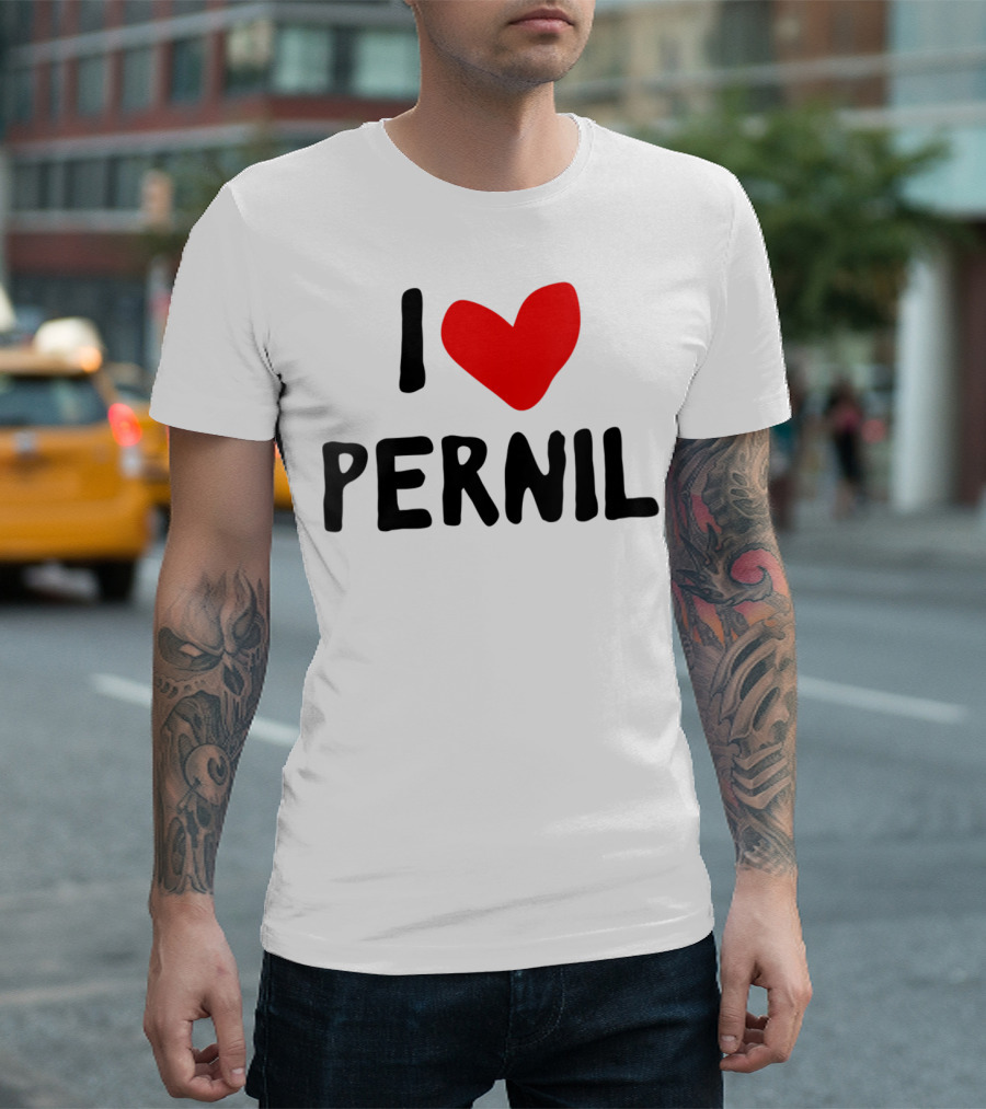 I Heart Pernil Puerto Rican Style Roast Pork Enthusiast T-Shirt