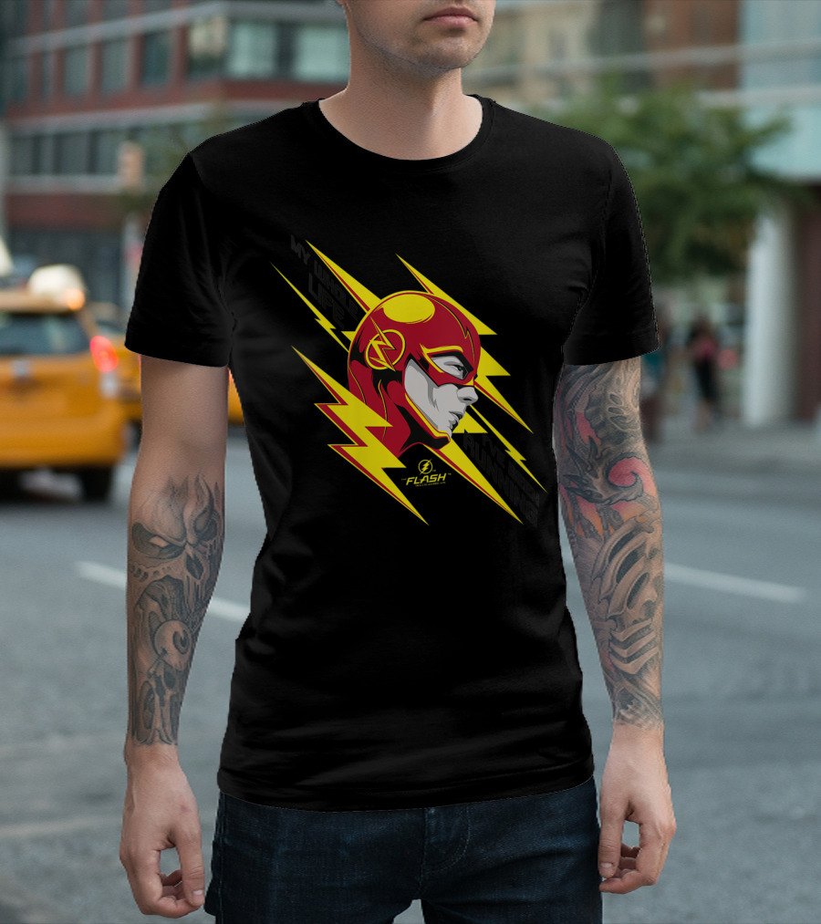 My Whole Life I've Been Running Flash TV Series T-Shirt
