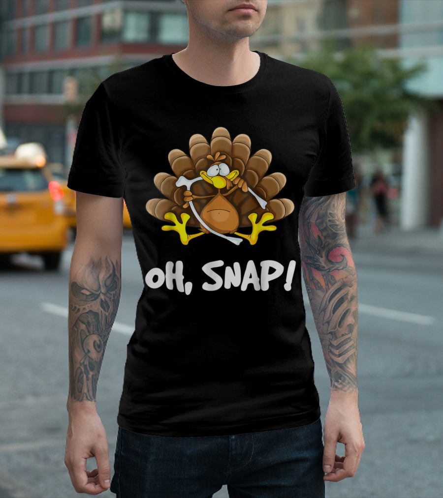 WISHBONE OH SNAP TURKEY HOLDING BROKEN BONE T-Shirt