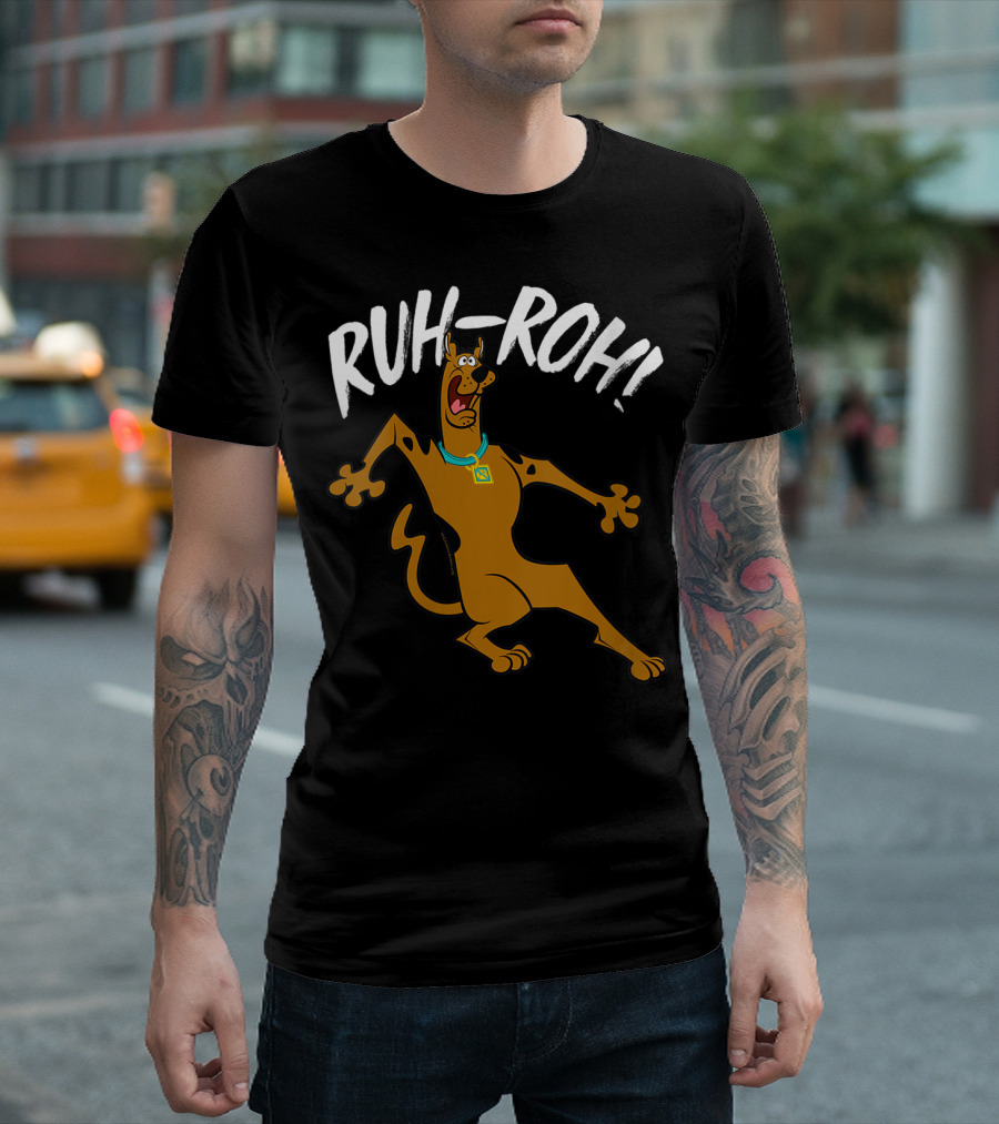 RUH-ROH SCOOBY-DOO CATCHPHRASE VINTAGE STYLE CARTOON CHARACTER T-Shirt