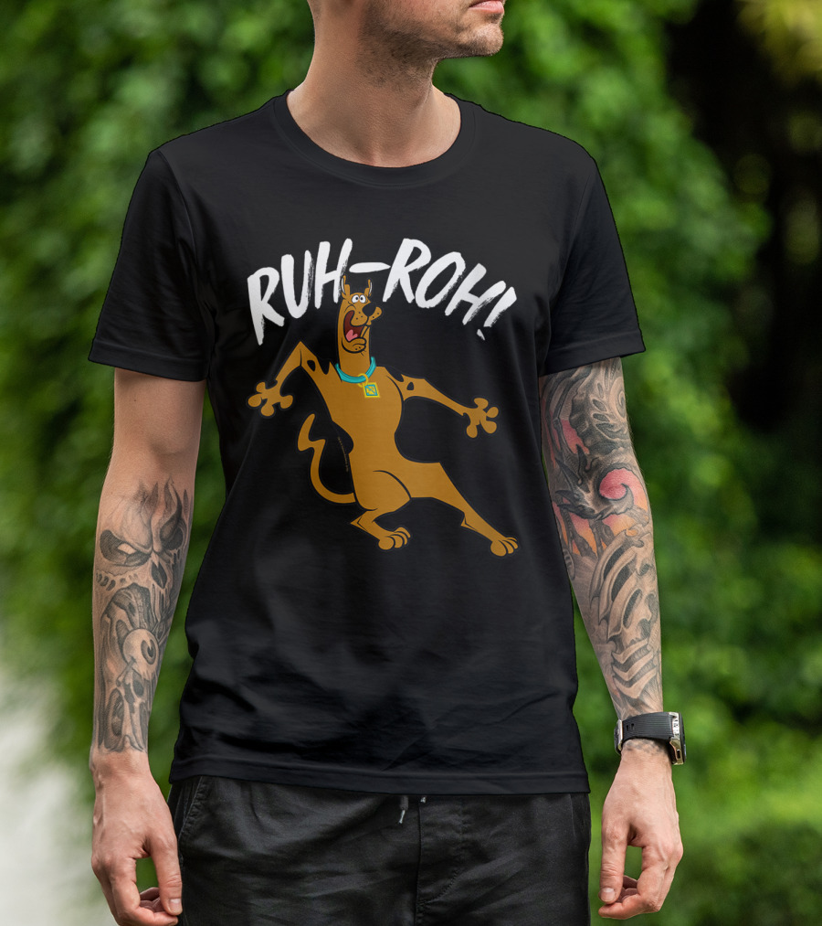 RUH-ROH SCOOBY-DOO CATCHPHRASE VINTAGE STYLE CARTOON CHARACTER T-Shirt
