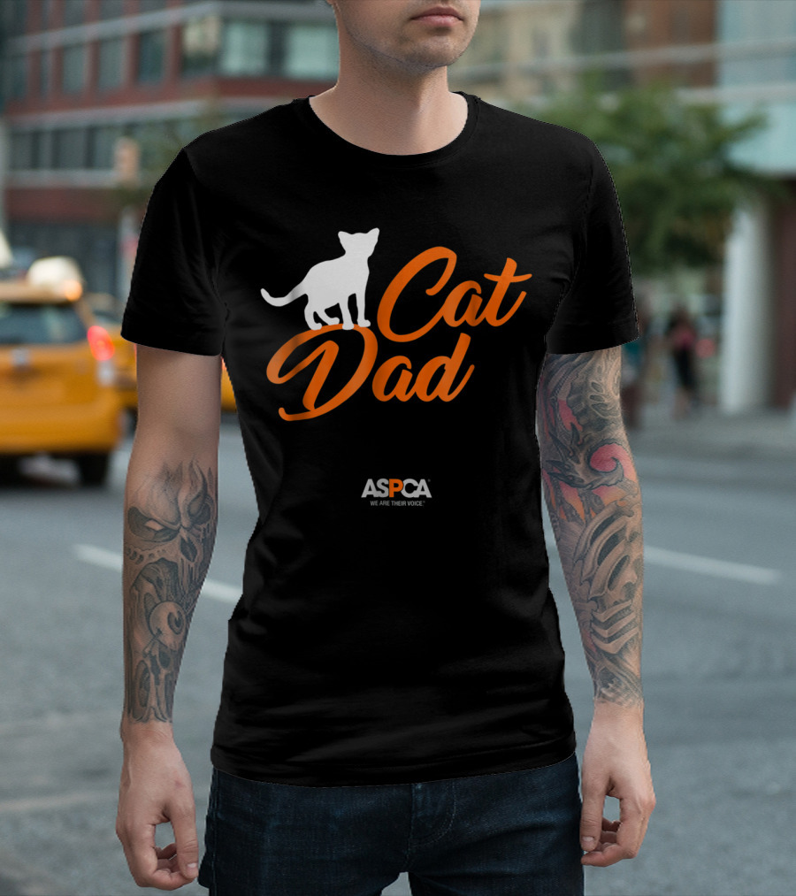ASPCA Cat Dad We Are Their Voice T-Shirt