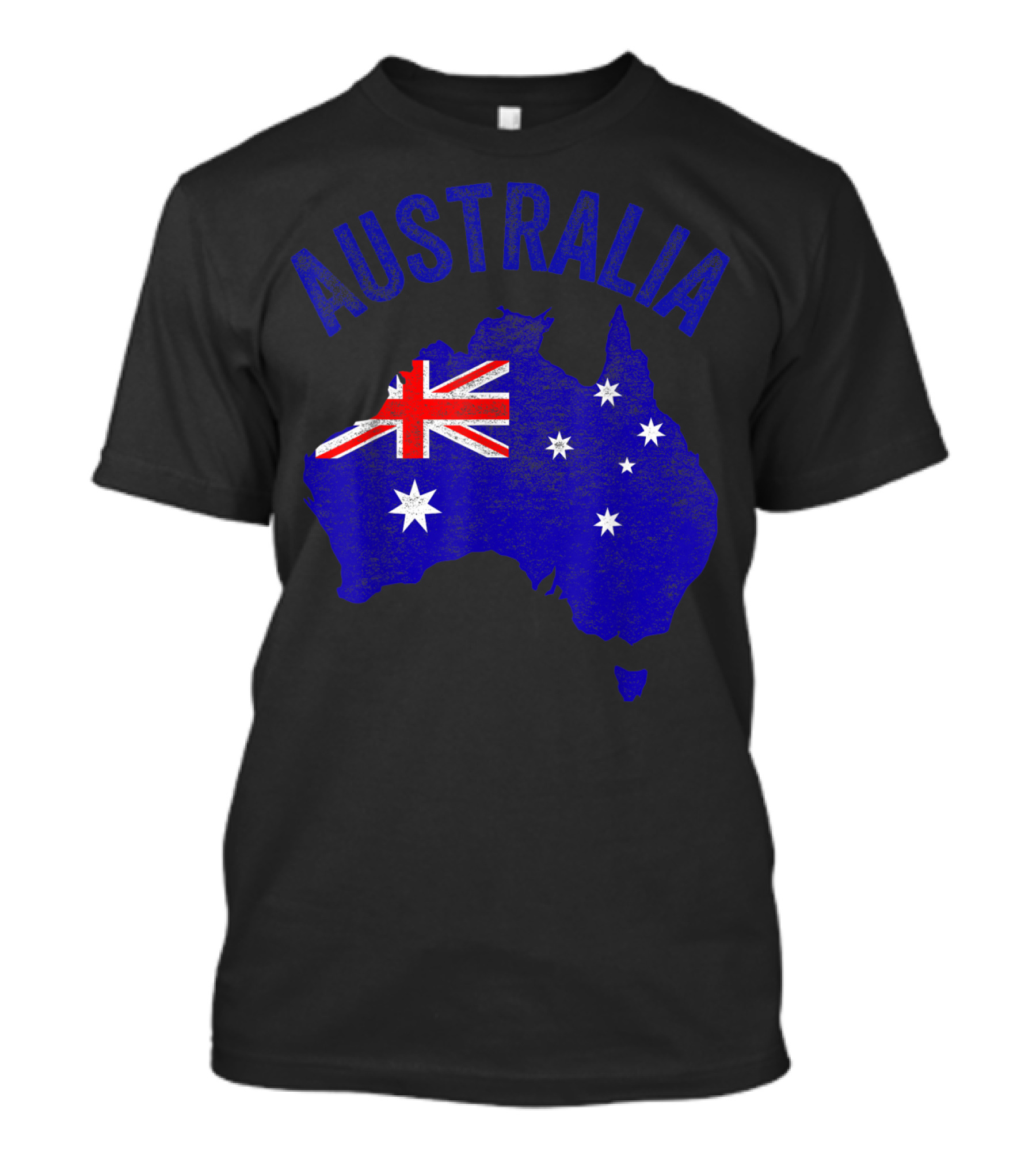 Australia Map Flag Design For Australia Day T-Shirt