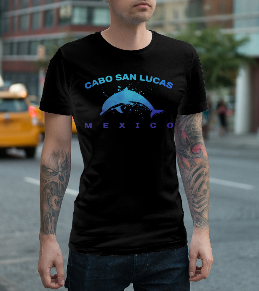 Cabo San Lucas Mexico Dolphin Beach Scuba Adventure T-Shirt
