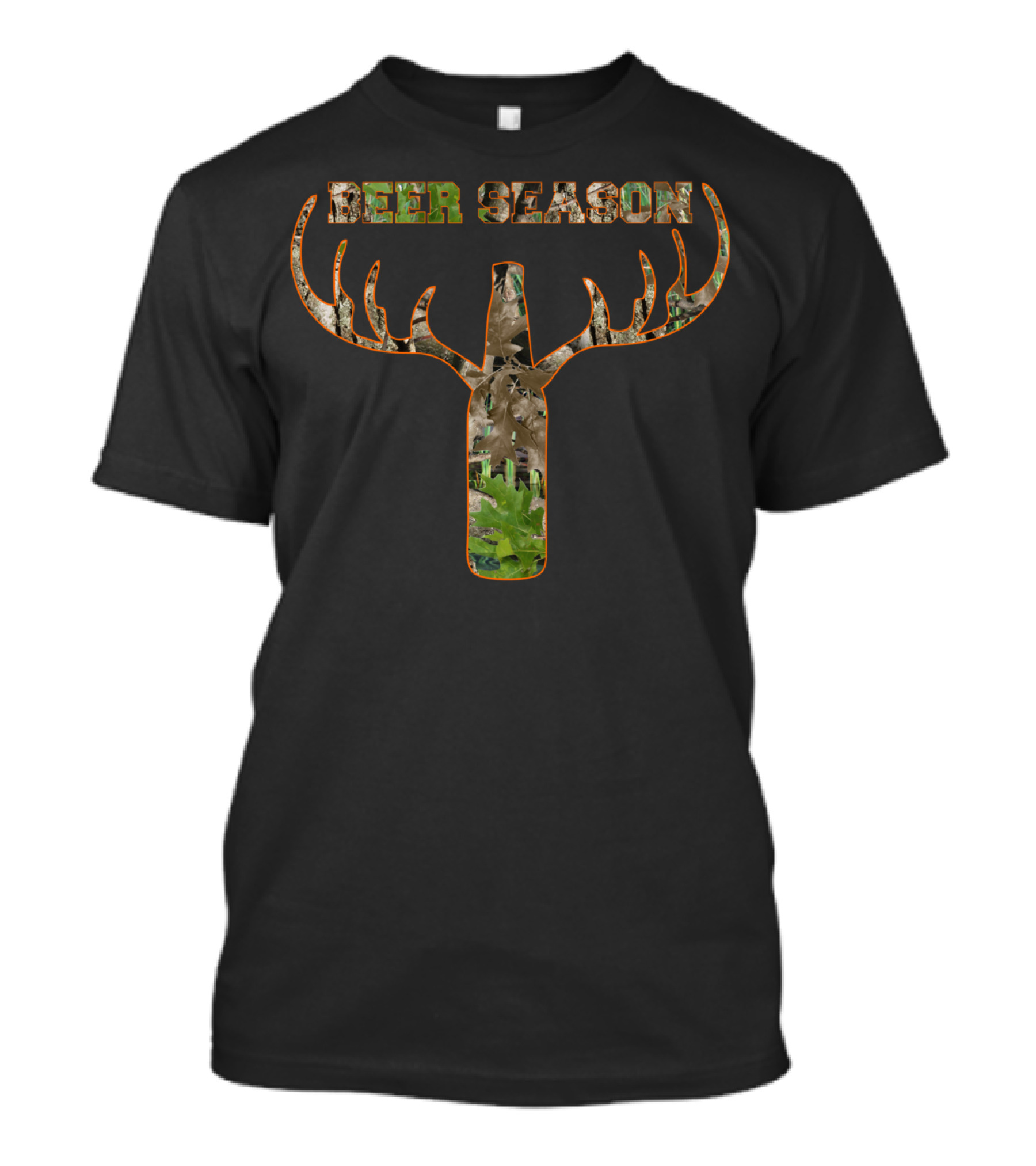 Beer Season Whitetail Buck Deer Hunting T-Shirt