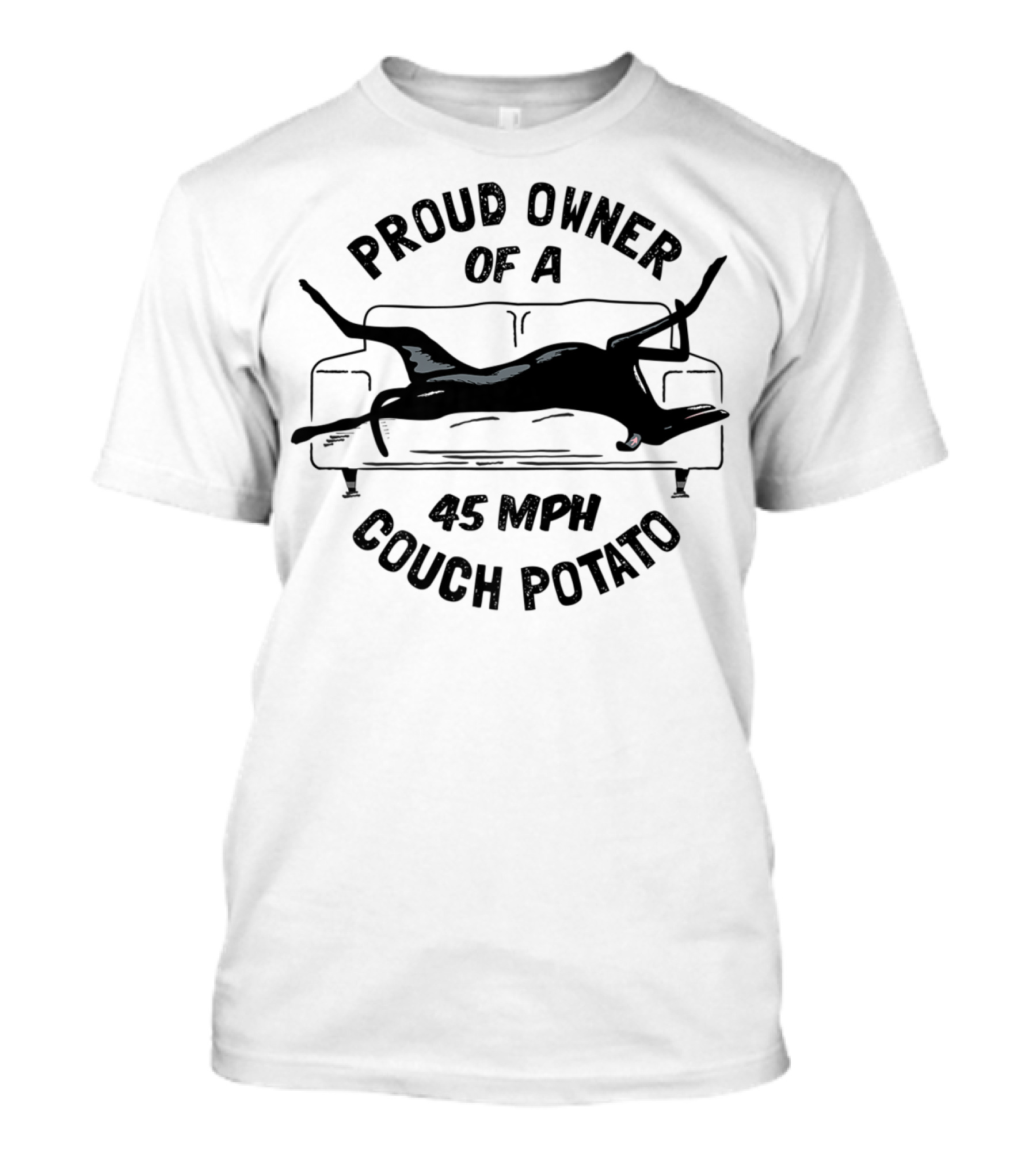 Proud Owner Of A 45 Mph Couch Potato T-Shirt