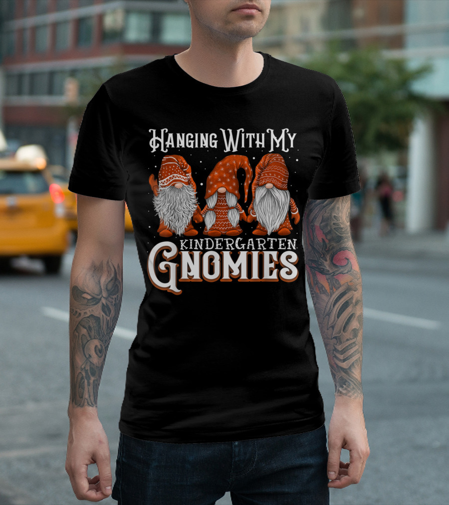 Hanging With My Kindergarten Gnomies Classic Gnome Trio T-Shirt