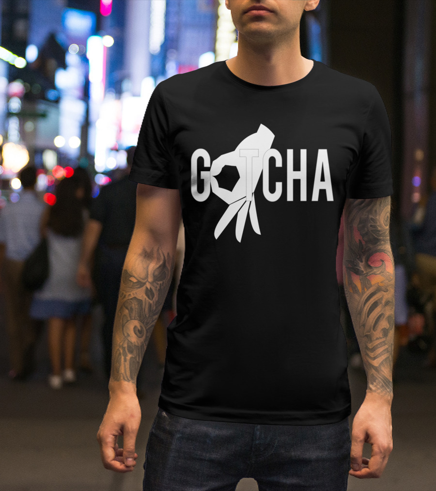 Kangaroo Gotcha Finger Circle Game Gotcha Hole T-Shirt