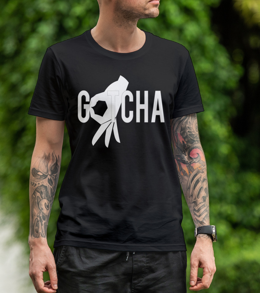 Kangaroo Gotcha Finger Circle Game Gotcha Hole T-Shirt