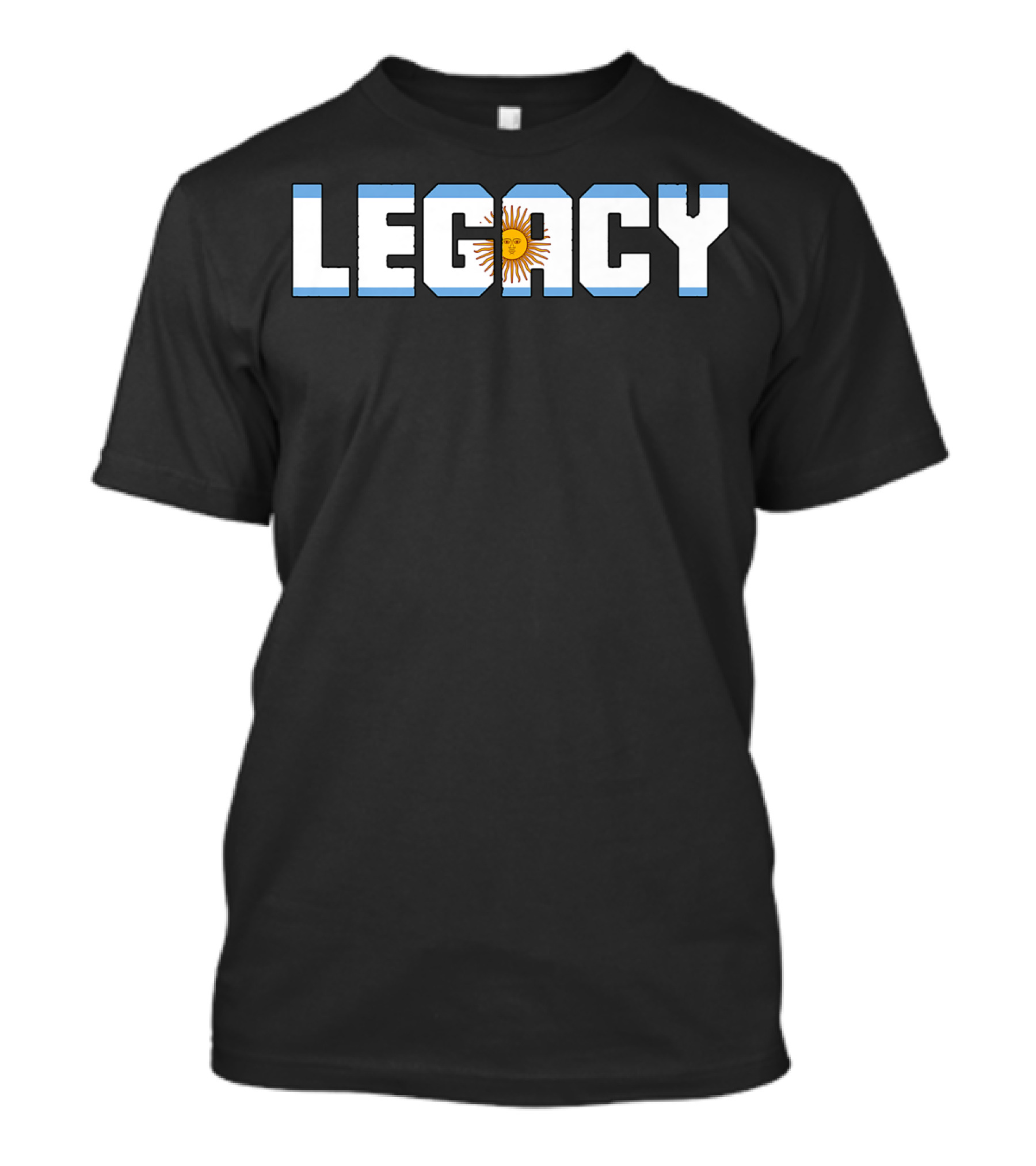 Legacy Argentina Sunburst Flag Colors T-Shirt