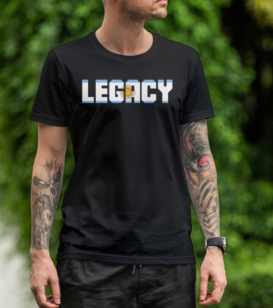 Legacy Argentina Sunburst Flag Colors T-Shirt