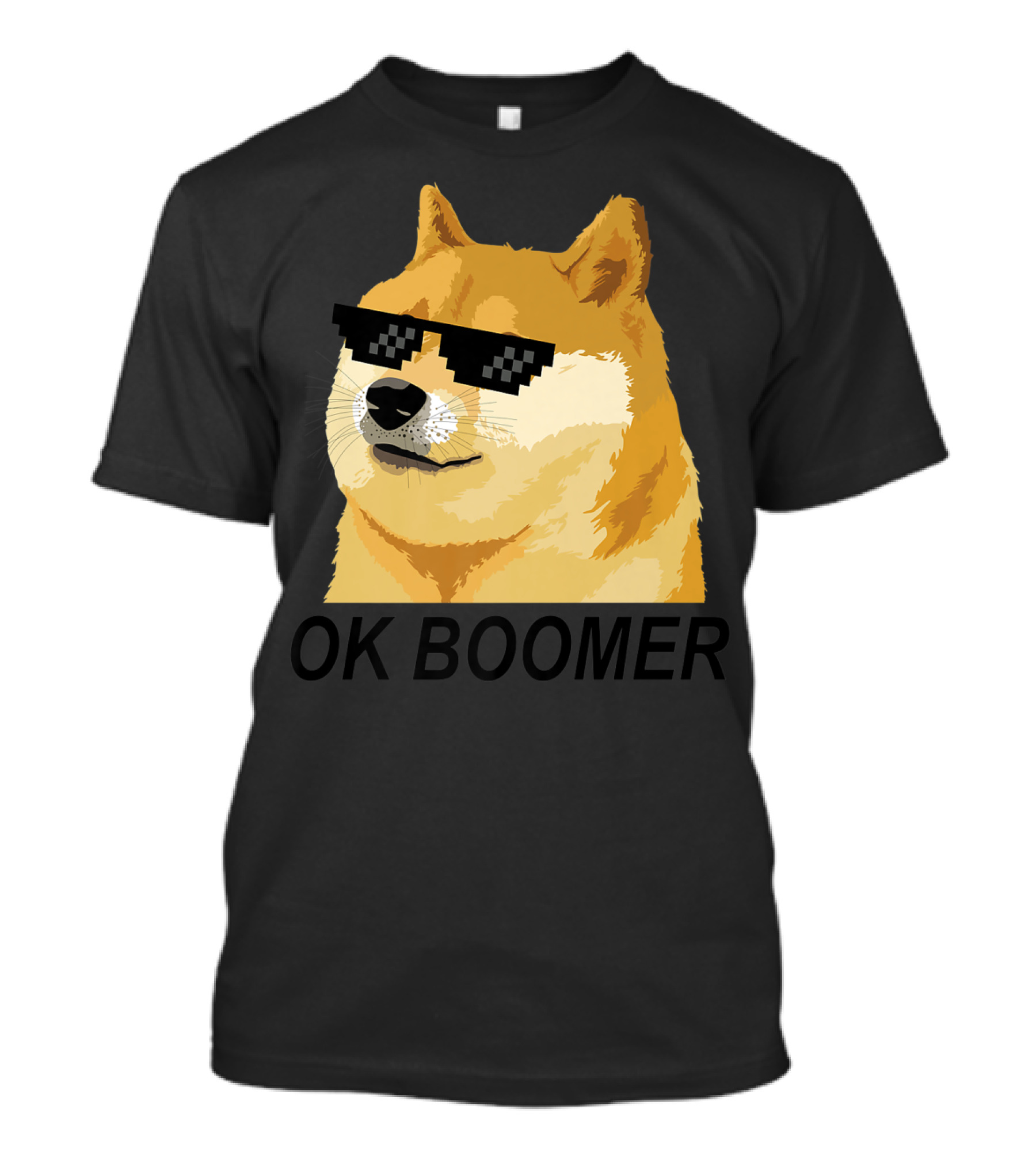 OK Boomer Shiba Inu Doge Meme Sunglasses T-Shirt