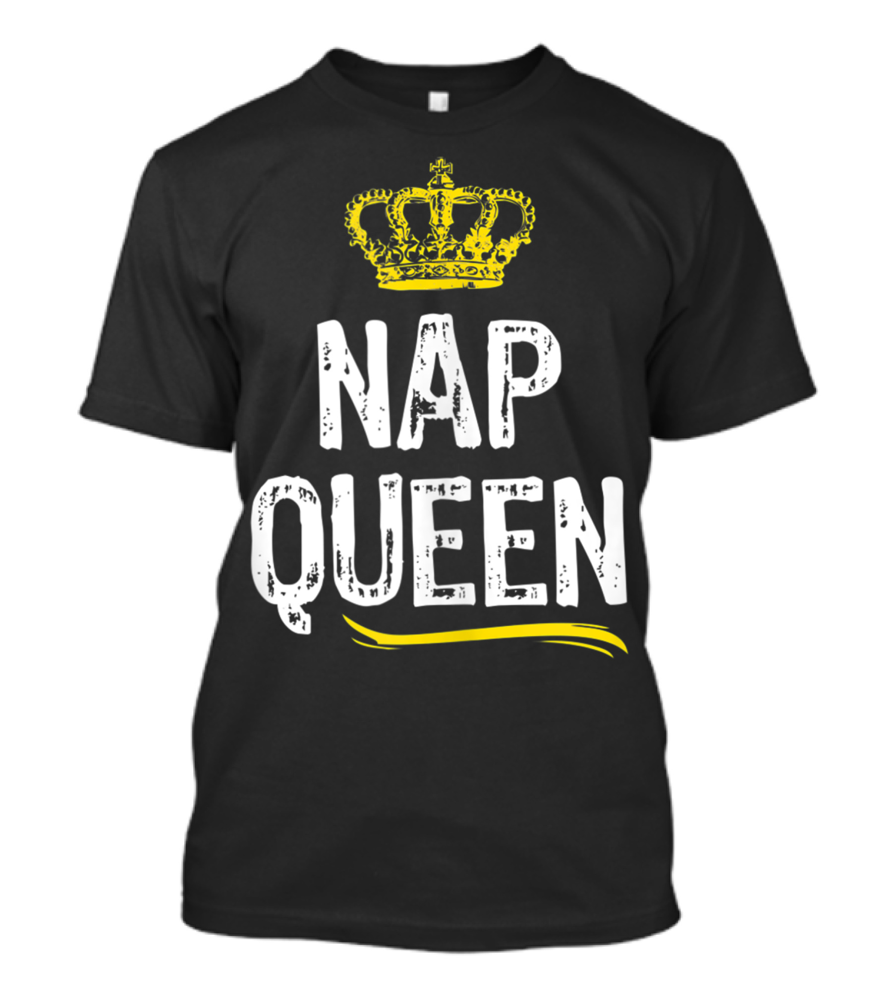 Nap Queen Cool Funny Napping Crown T-Shirt