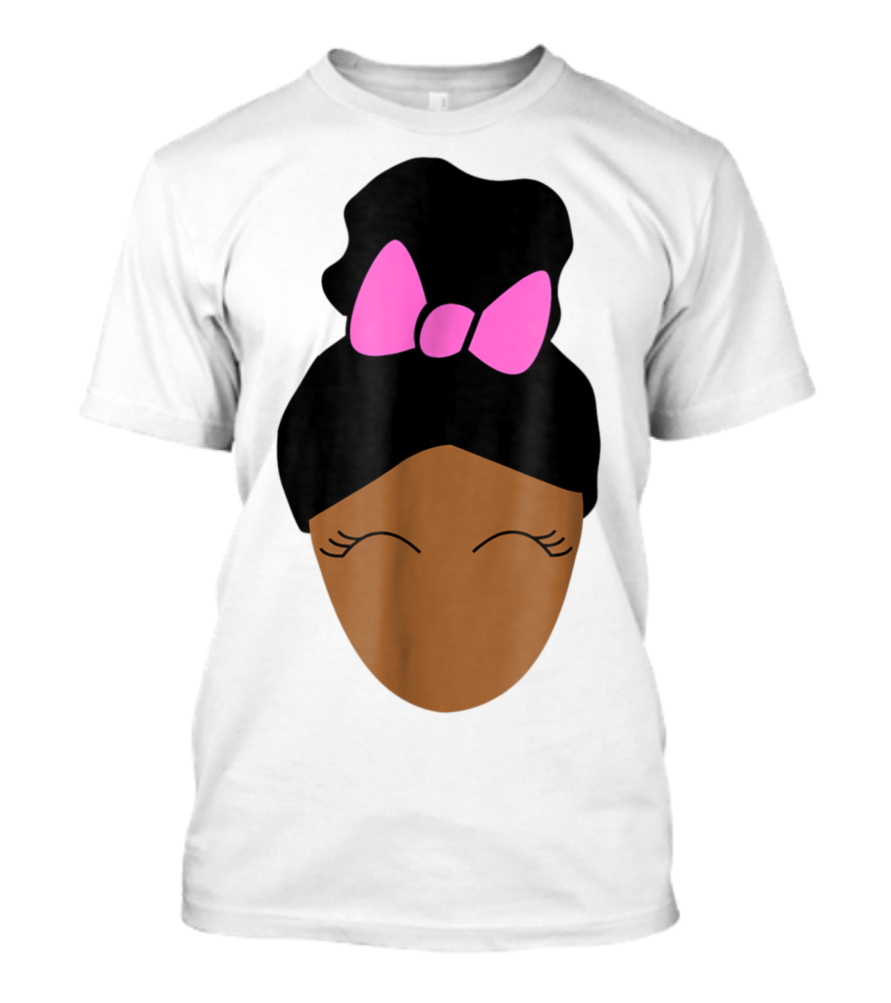 Onyx Kids Shasha Character With Pink Bow Hair Poof T-Shirt