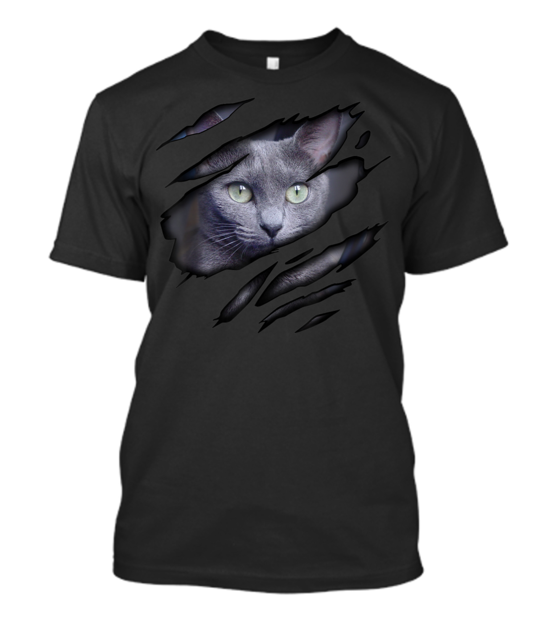 Russian Blue Cat In Me Purebred Cat T-Shirt