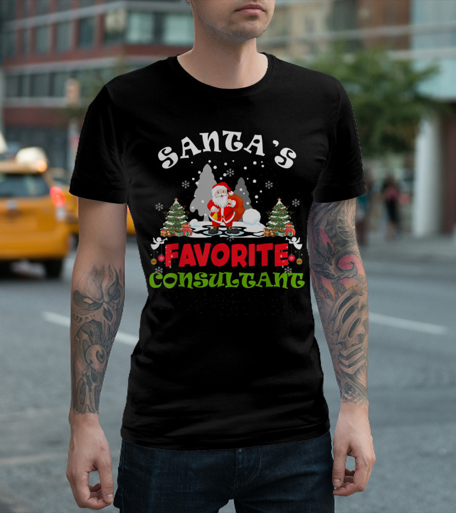 Santa's Expert Consultant in Winter Wonderland T-Shirt