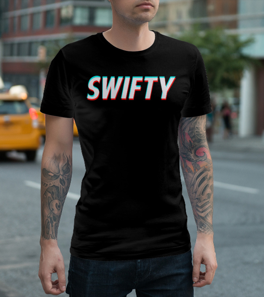 SWIFTY Name Nickname 3D Effect T-Shirt