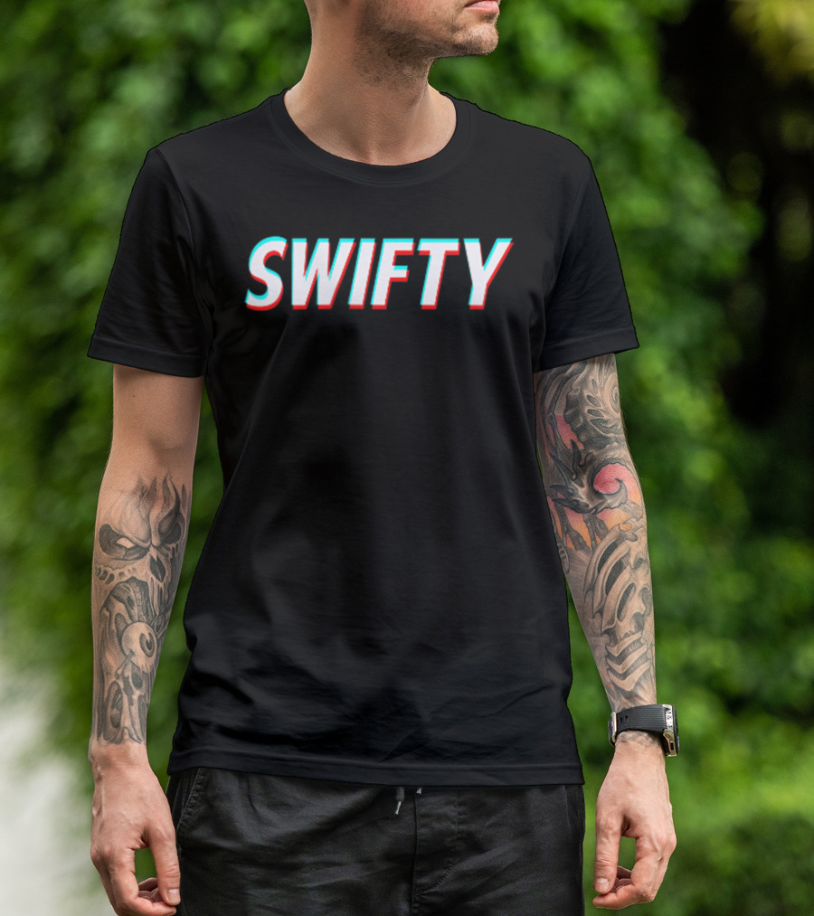 SWIFTY Name Nickname 3D Effect T-Shirt