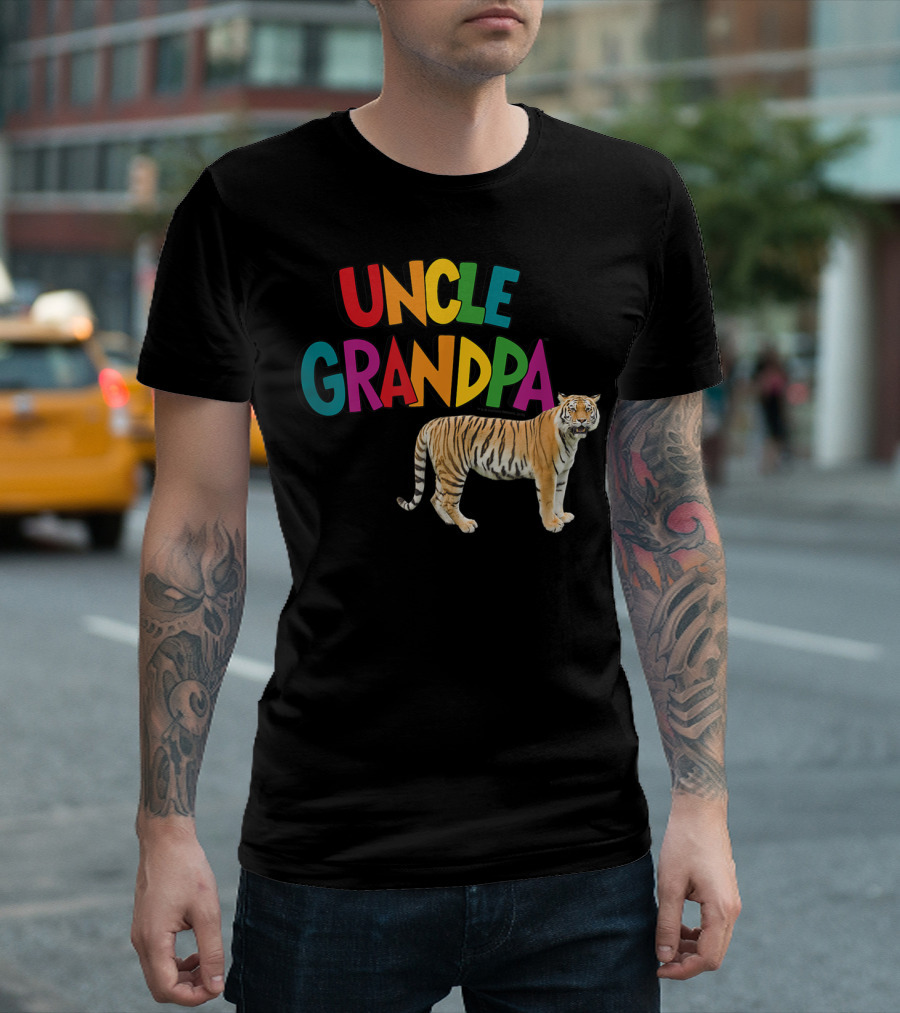 Uncle Grandpa Cartoon Tiger T-Shirt