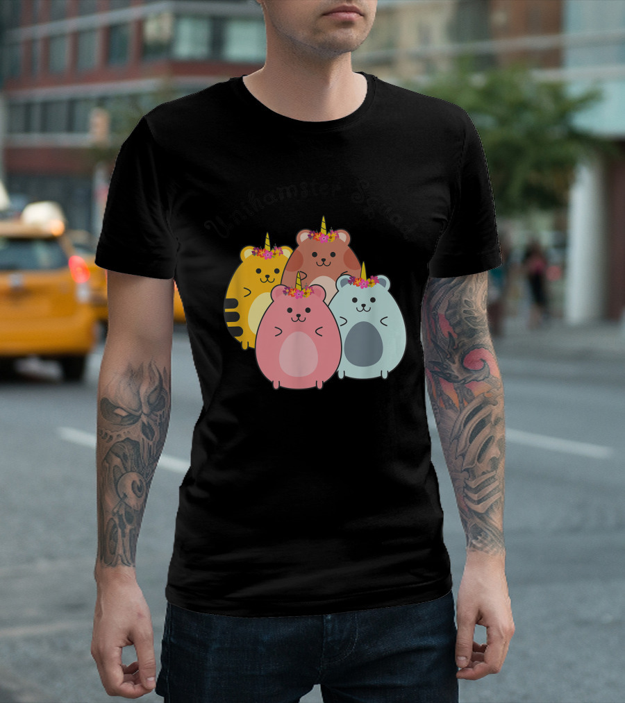 Unihamster Squad Goals Adorable Hamster Group T-Shirt