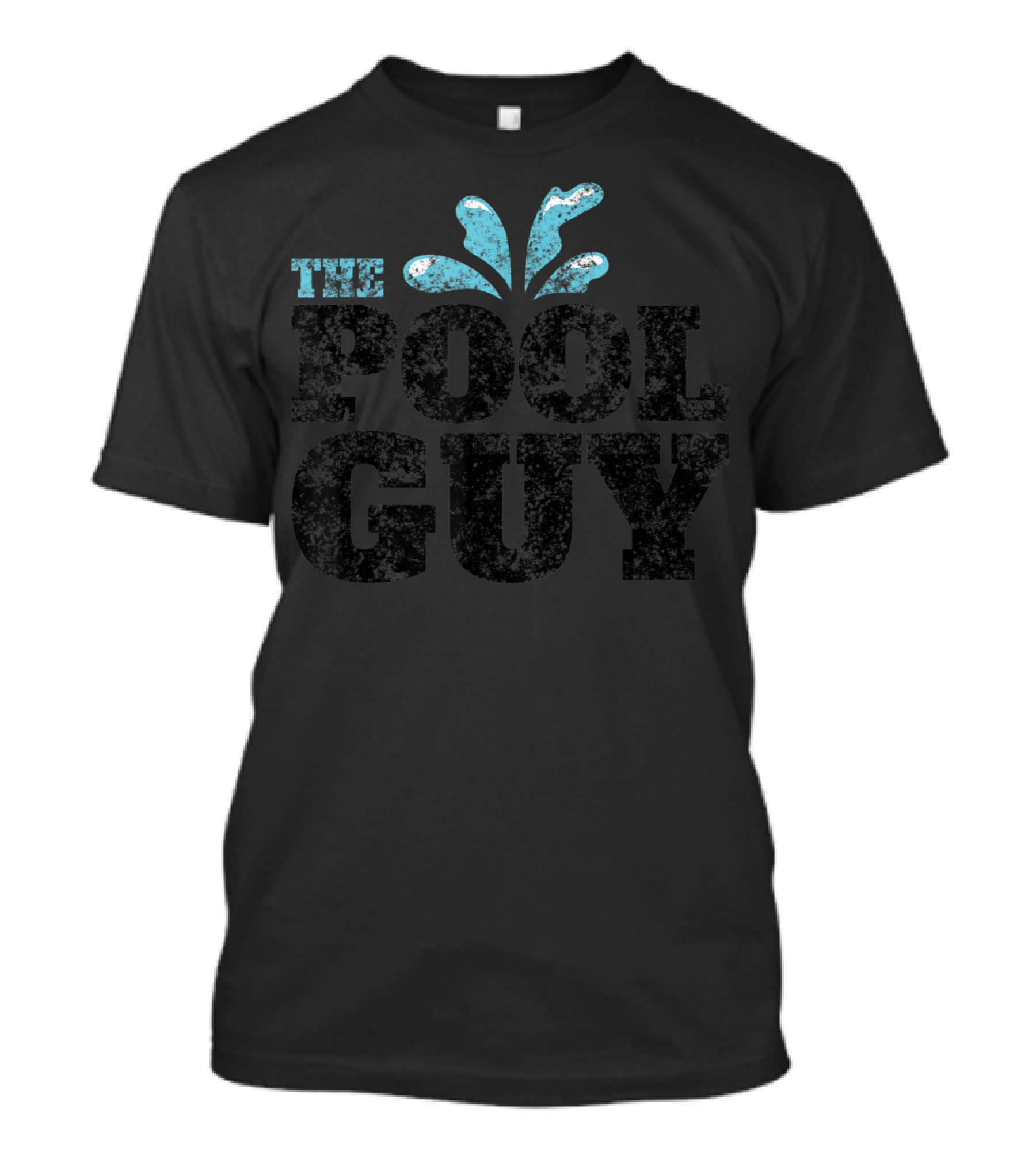 The Pool Guy Vintage Splash Funny Swimming For Him T-Shirt