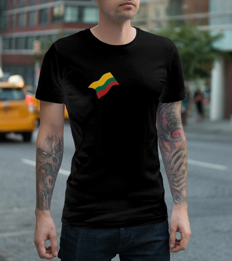 Vytis Lithuania Strong Lithuanian Flag T-Shirt