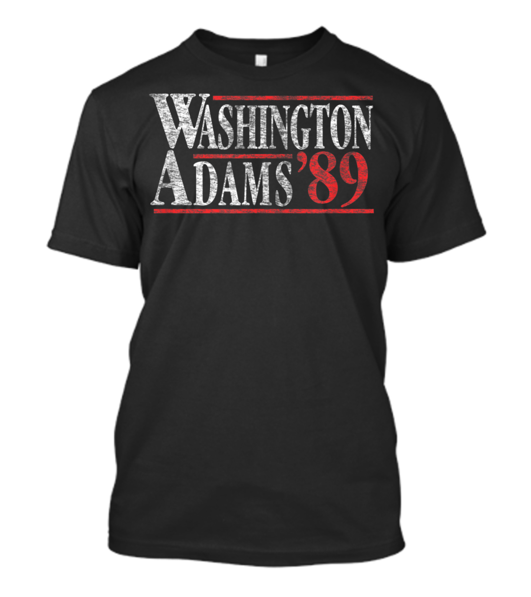 Washington Adams '89 Vintage Patriotic T-Shirt