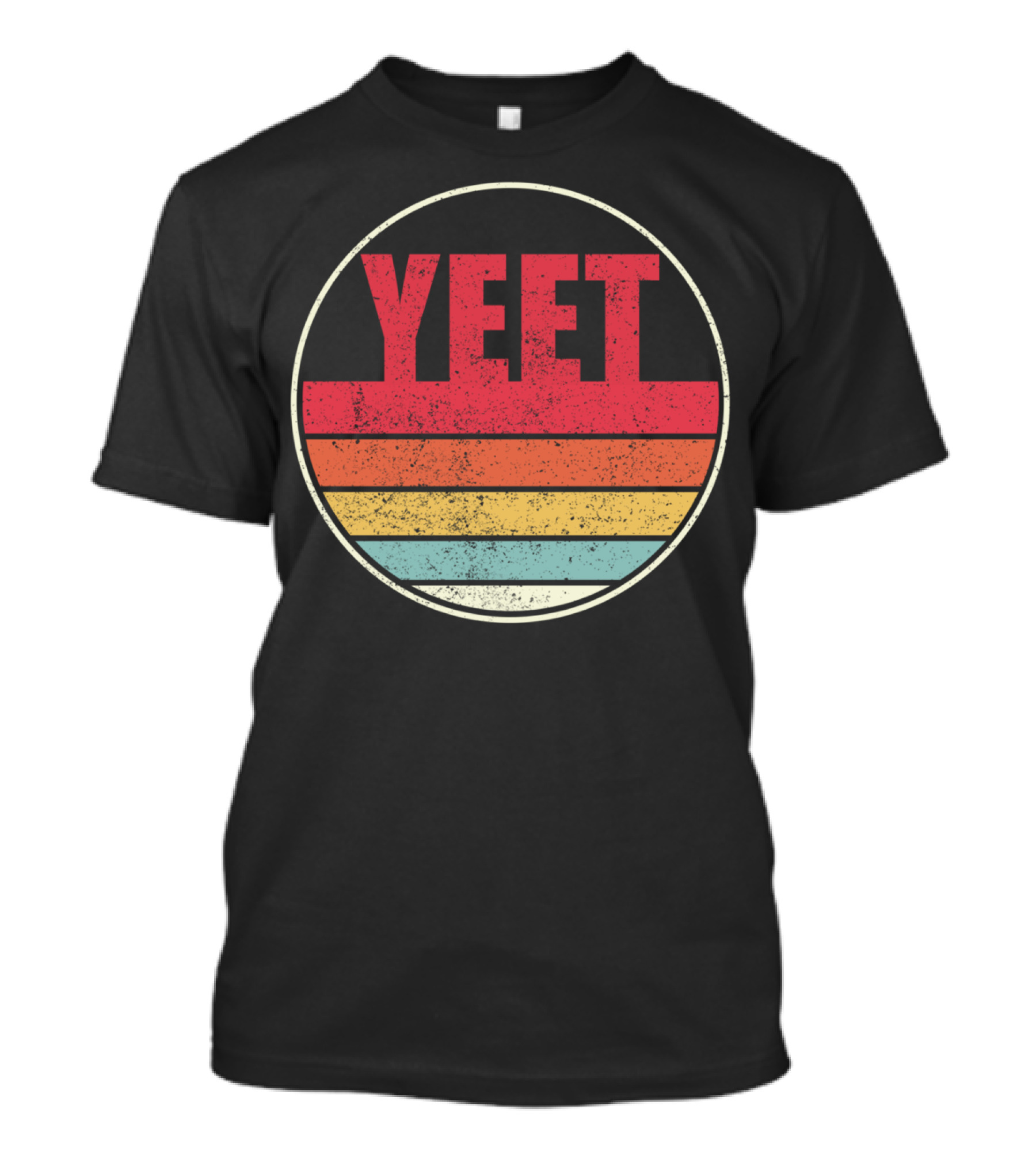YEET Retro Vintage Stripes Dab Merchandise T-Shirt